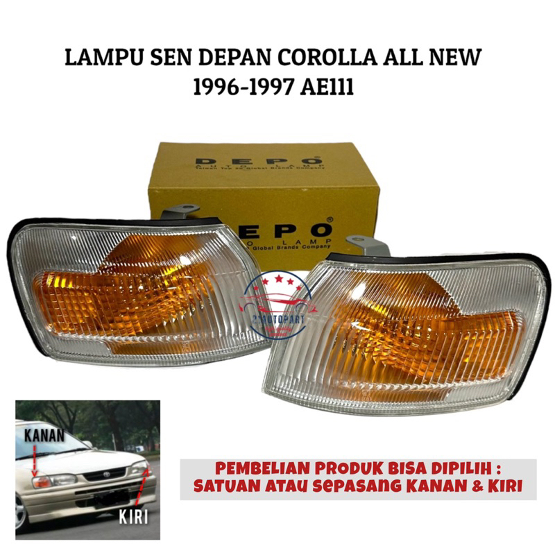 Lampu Sen Corolla All New 1996-1997 AE111