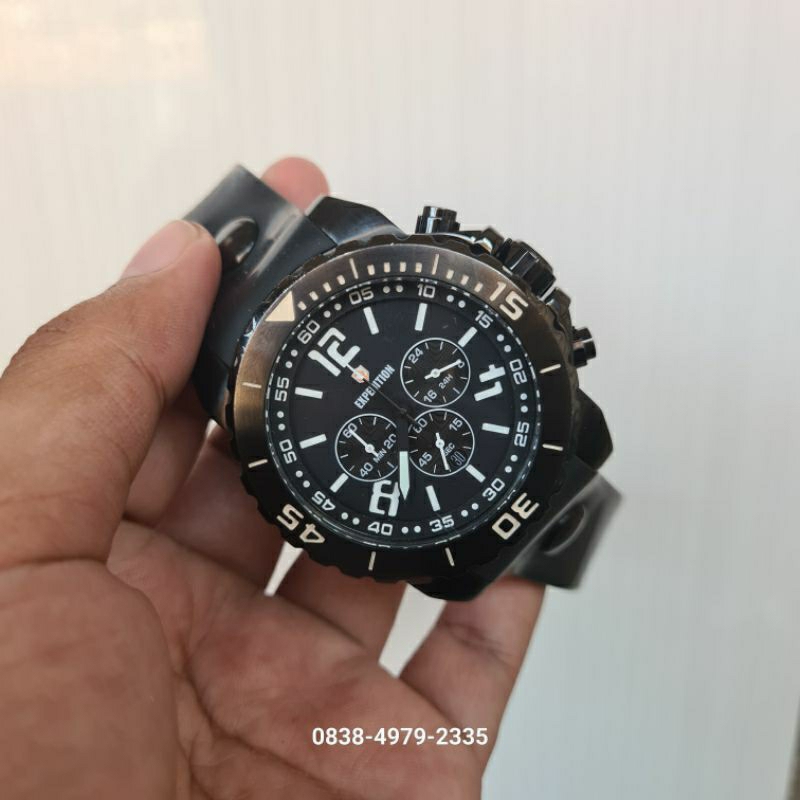 Jam Tangan Pria Keren Expedition E6375Mc Hitam Second / Bekas / Preloved Original Asli Model Terbaru