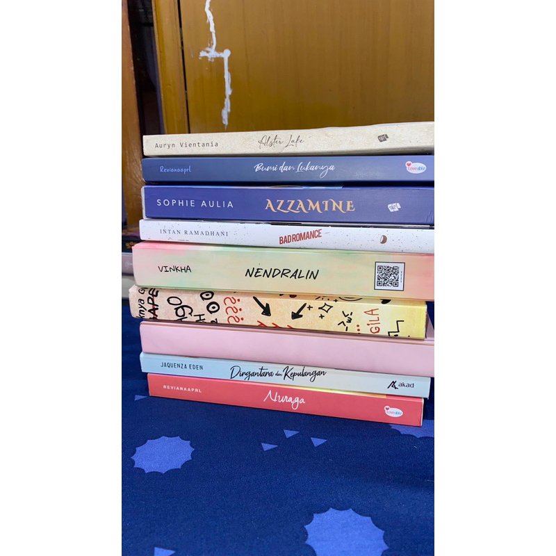 

[PRELOVED/ SEALED] NOVEL BASED ON AU | EKNATH | AZZAMINE | DAGO LOVE STORY | BOOKS ONLY