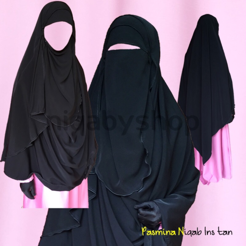 Pasmina niqab instan