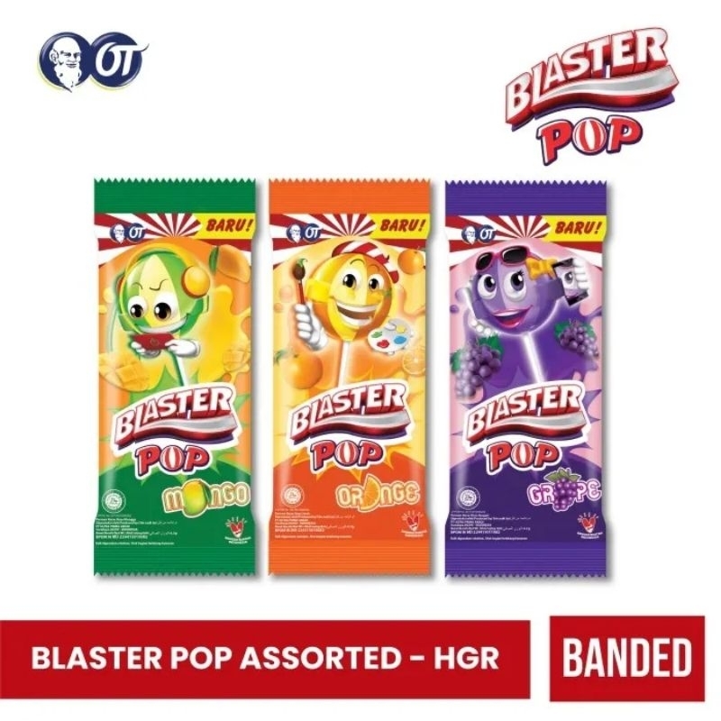 

Permen Blaster Pop Loli Lollipop Aneka Rasa Buah 1Pak isi 36Pcs