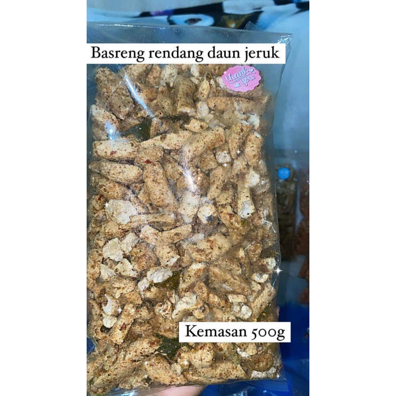 

basreng rendang daun jeruk 500gram