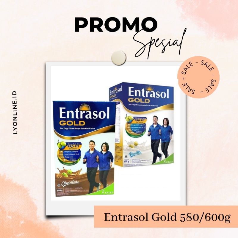 

Entrasol Gold 580/170gr Tinggi Kalsium