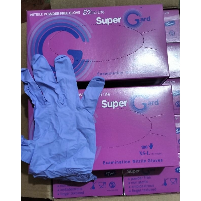 handscoon nitri supergard/sarung tangan nitril supergard