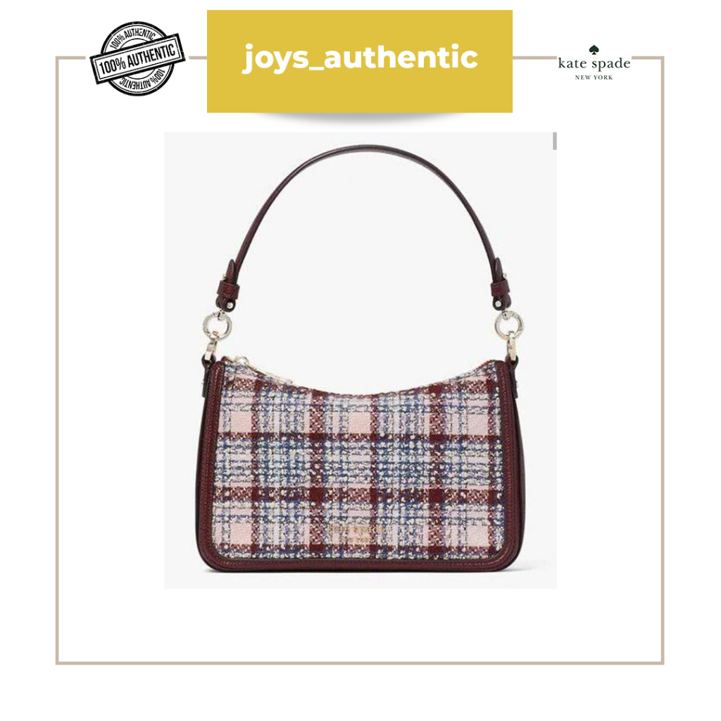 Tas wanita Kate spade hudson medium convertible crossbody dark merlot woman bag authentic original