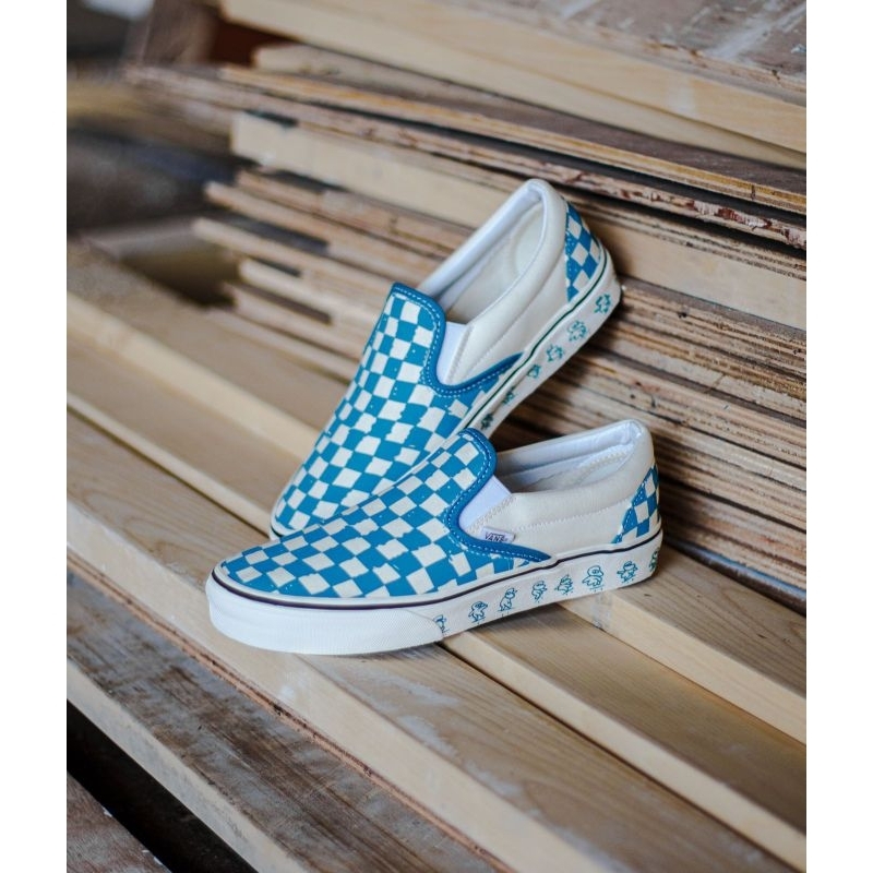 Vans Slip On Kakao Friends Ice Blue Global Market Original BNIB