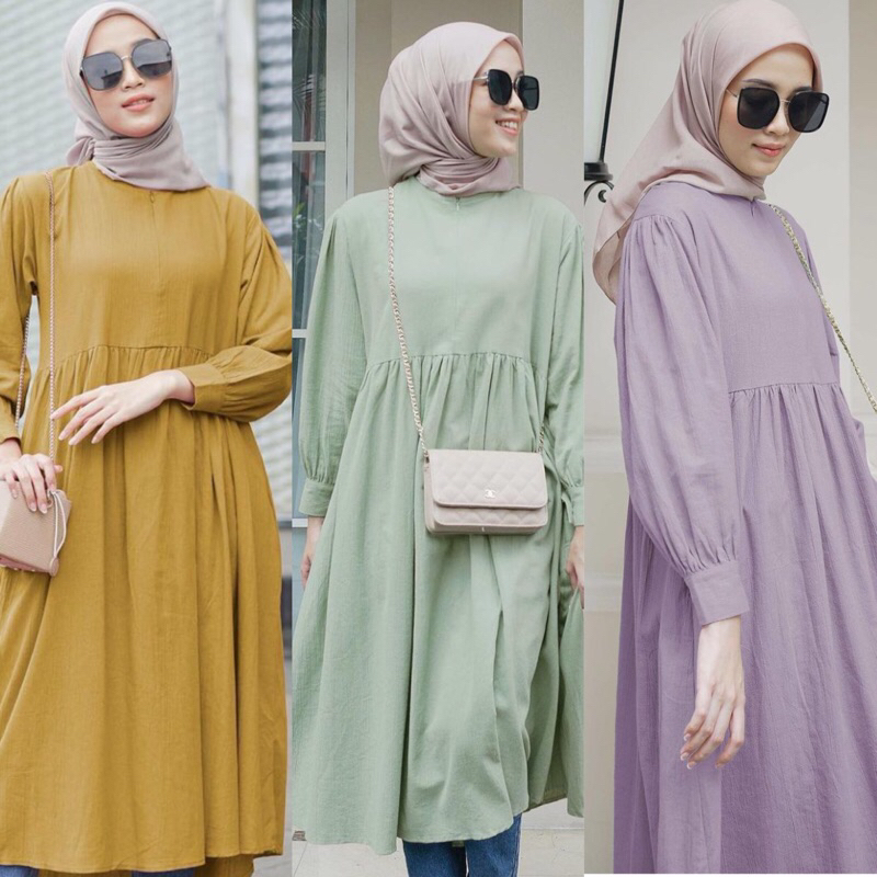 Midi tunik Vanillahijab Vanilla hijab