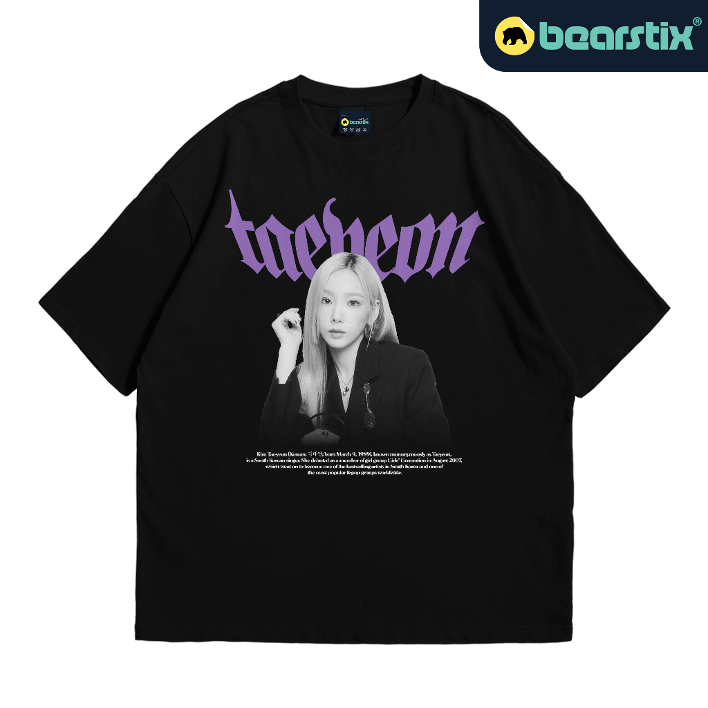 SHINZO - Tshirt Oversize Taeyeon - Kaos SNSD - Baju Invu Purpose My Voice
