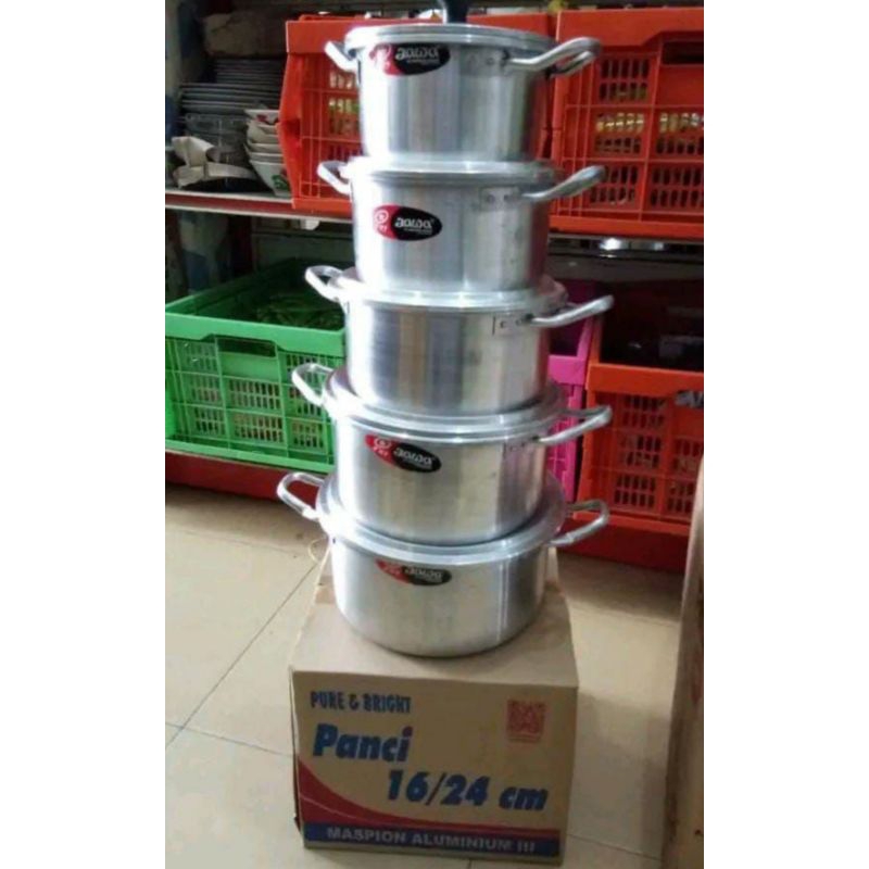 Panci Set  Jawa Maspion Isi 5 Pcs