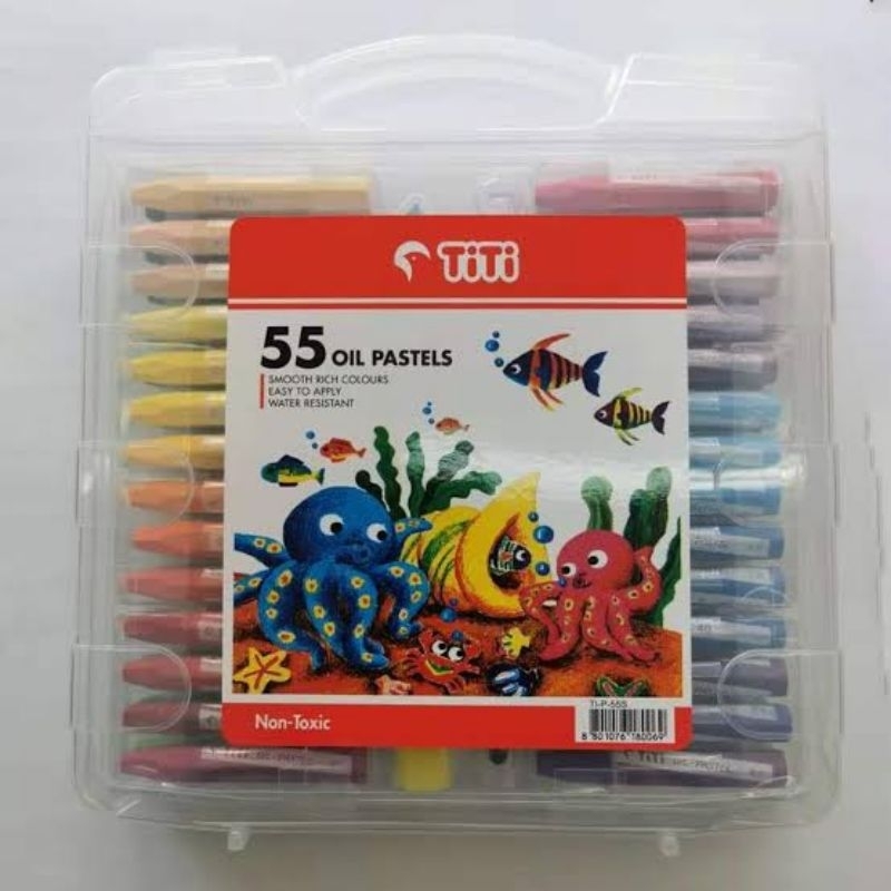 

Crayon Krayon Oil Pastel 55 warna Titi