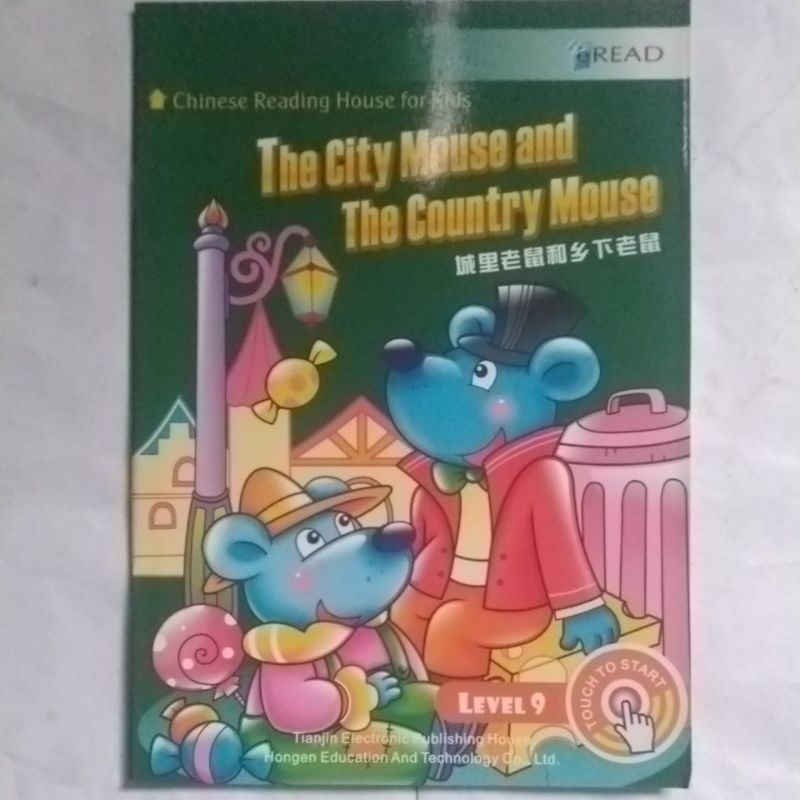 Buku Bimbel Anak Original The City Mouse and The Country Mouse Level 9 (bahasa Mandarin)