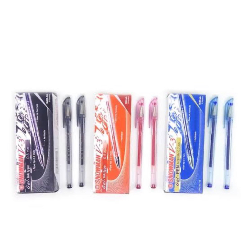 

Pulpen Snowman lusinan V3