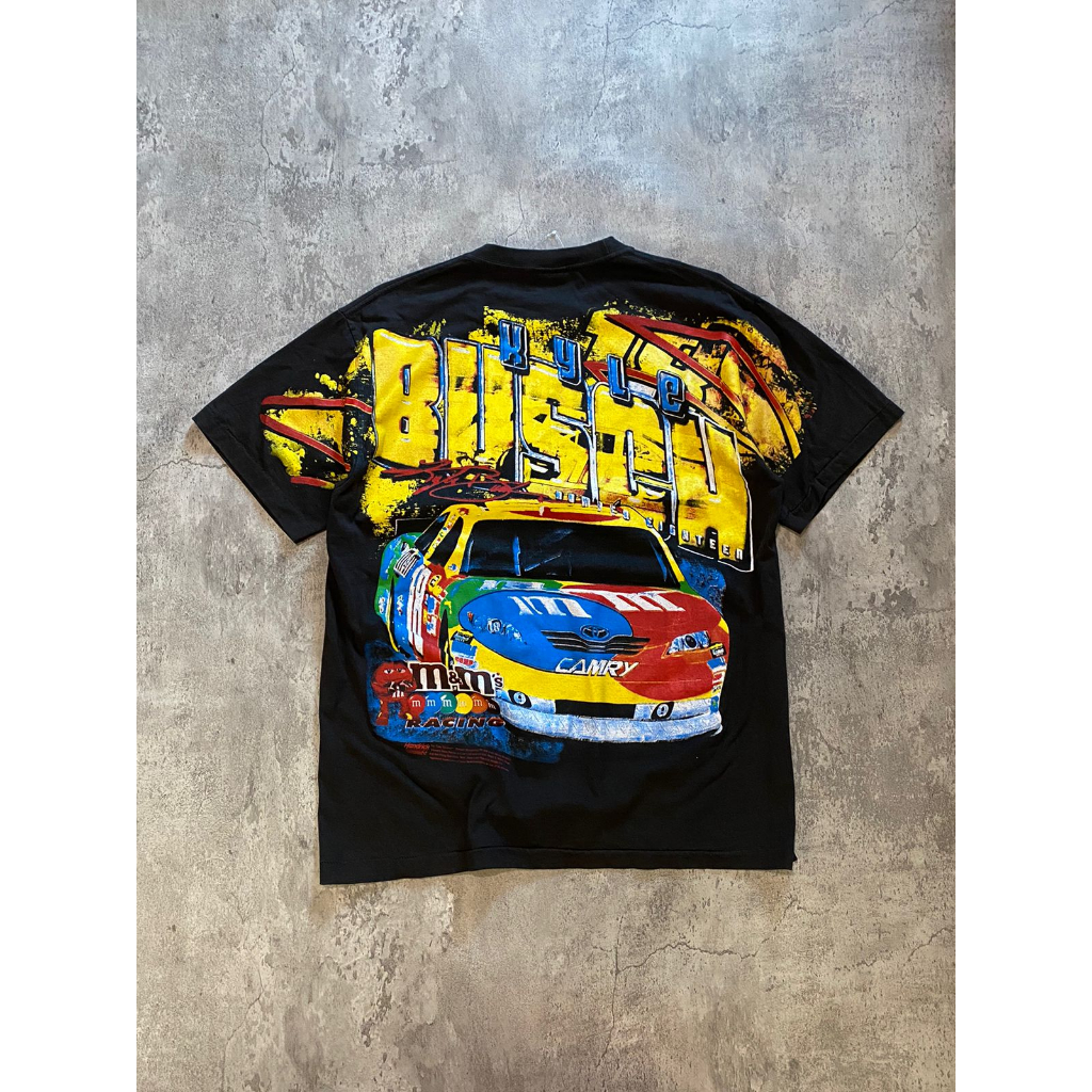 Kaos T-Shirt AOP Nascar Kyle Bosch Full Print