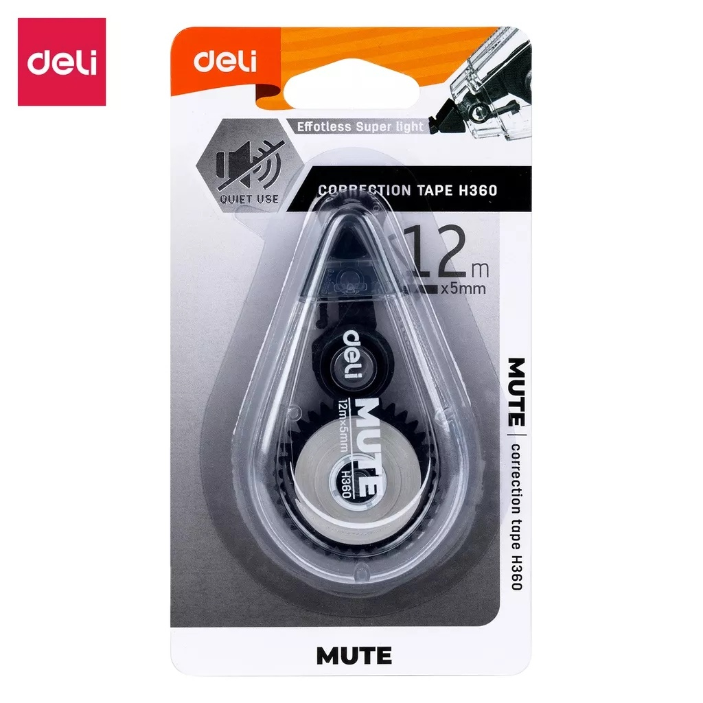 

Deli Correction Tape / Pita Koreksi 12 Meter Tidak Mudah Putus EH360