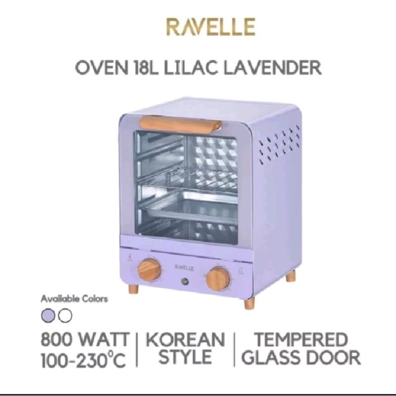 RAVALLE CUBIC OVEN LISTRIK LOW WATT 18L - OVEN ELECTRIC AESTHETIC