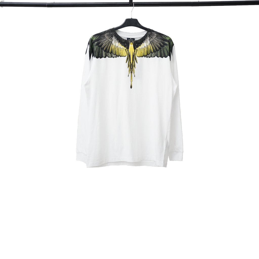 MARCELO BURLON YELLOW WINGS LONGSLEEVE