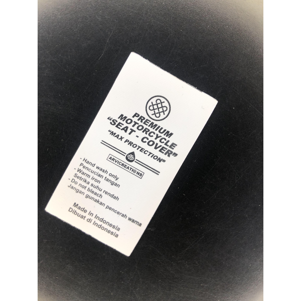

SEAT COVER MOTORCYCLE TAG WASH SUPER PREMIUM CO 1X DIKIRIM 1 ROLL