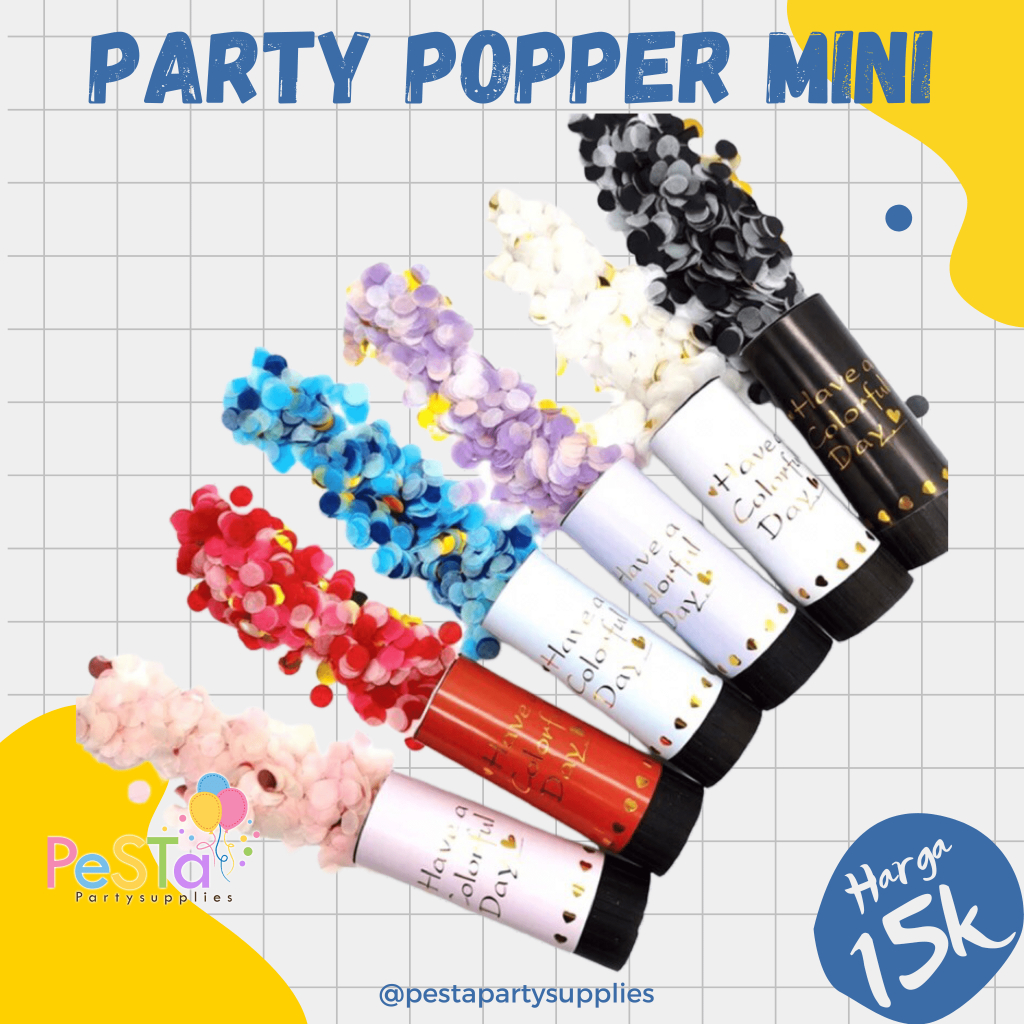 Mini Confetti Cannon/Confetti Mini/Party Popper Mini_PeSTa Party Supplies