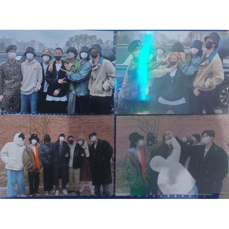 Postcard BTS Hologram & Glossy OT7 | Unoffical