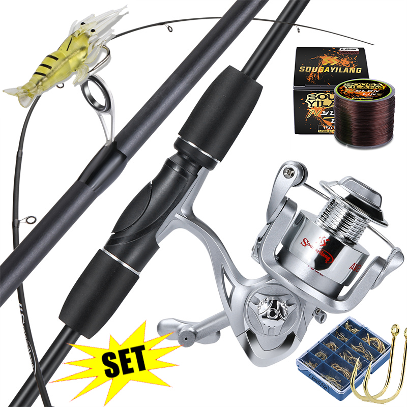 SOUGAYILANG PANCING SET 1.8M 5-10LB JORAN PANCING 1000-4000SERI 5.2:1GR REEL PANCING 150M SENAR