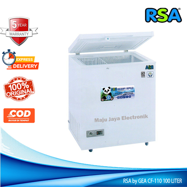 CHEST FREEZER RSA By GEA CF 110 Cooler Box 100 Liter Low Watt