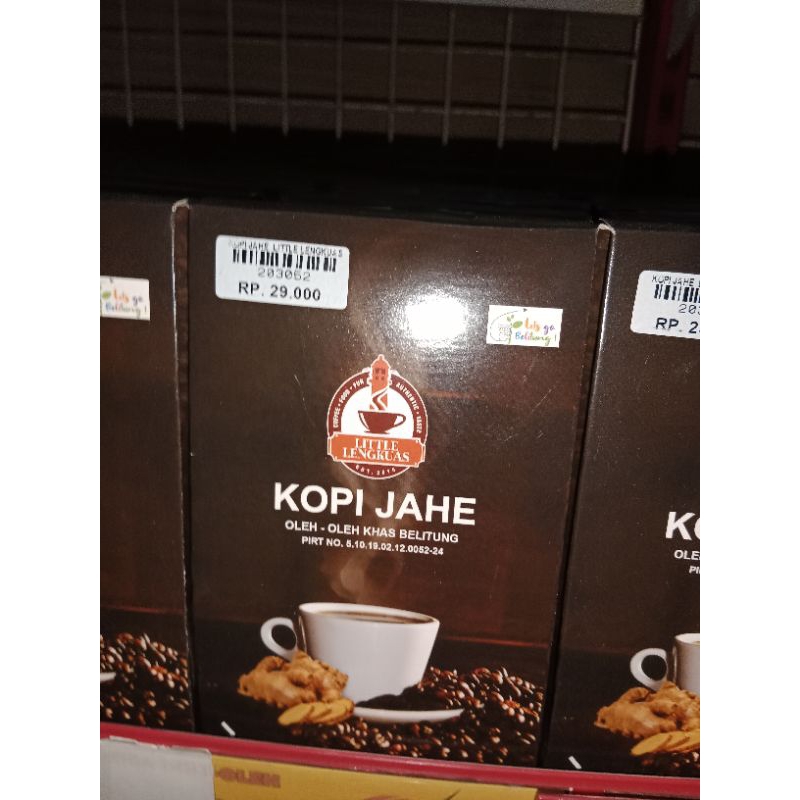 

kopi jahe litle lengkuas kopi khas belitung