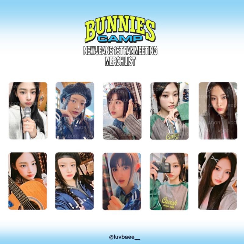 [booked] pc newjeans bunnies camp