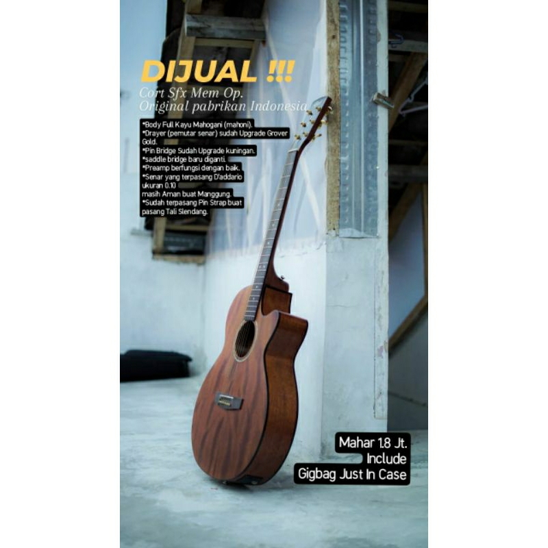 Accoustic electri guitar cort SFX MEM OP / cort SFX-MEM-OP