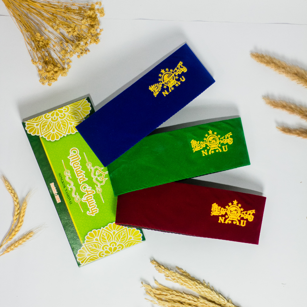 Songkok Warna Biru Merah Hijau Motif Nu Peci Model Terbaru Bordir Gold Pria Anak Dewasa Murah Berkua