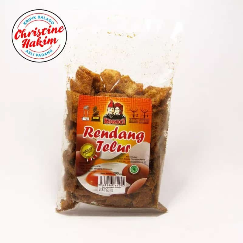 

Jastip Padang PO Rendang Telur Kokoci 200 Gram Oleh-oleh Padang