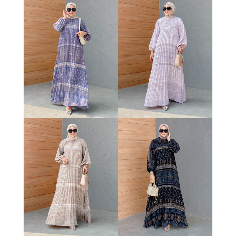 MONTANA PLEATED DRESS LALUNA