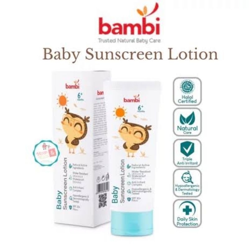 Baby sunscreen lotion