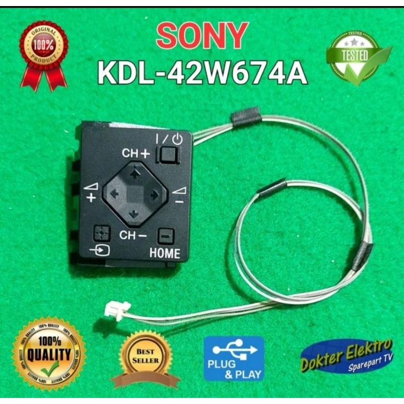 TOMBOL TV SONY KDL 42W674 42W674A
