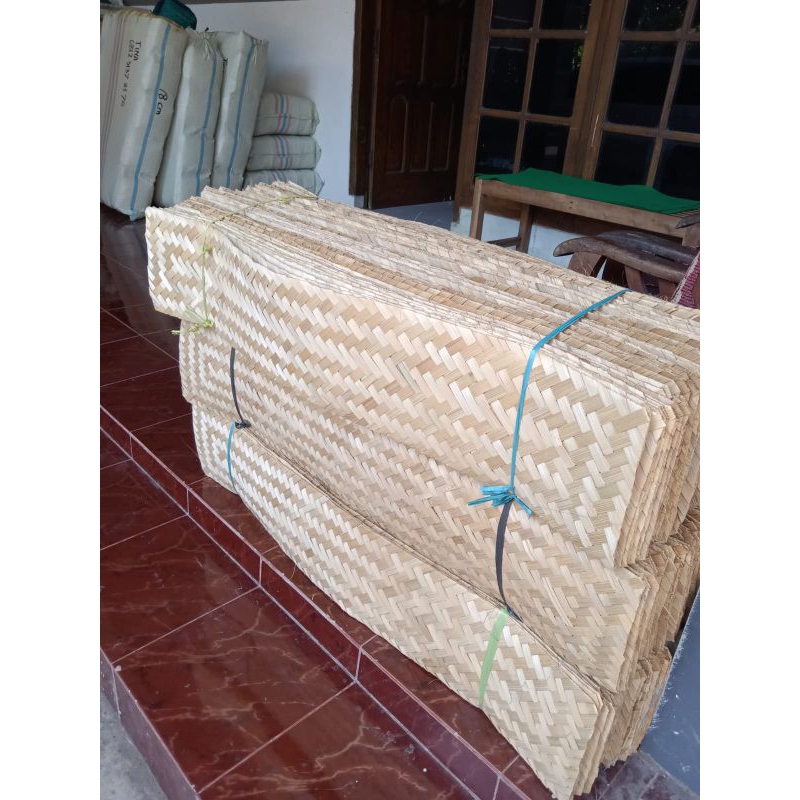 besek bambu anyaman bambu sirip walet 20x100