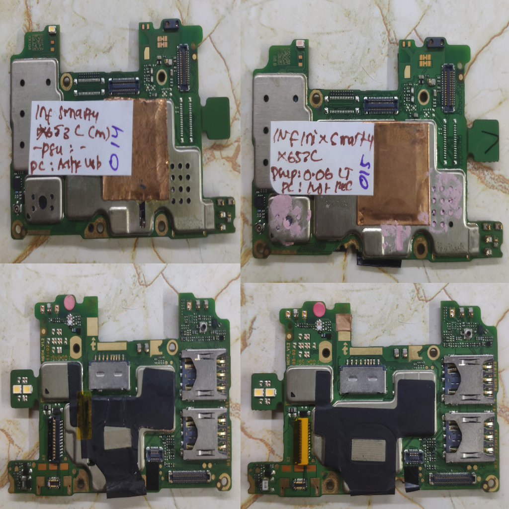 [All] PCB Mesin Infinix Smart 4 (X653C) minus mati matot