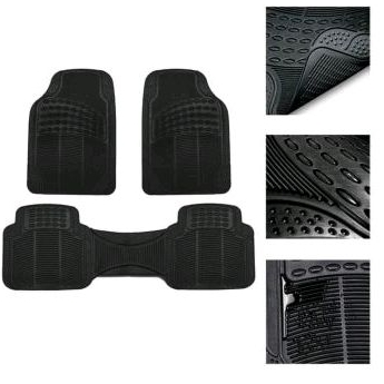 Karpet karet tebal 3 potong 2 Baris mobil Honda Stream