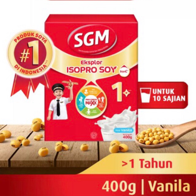 

SUSU SGM SOYA VANILA 400g