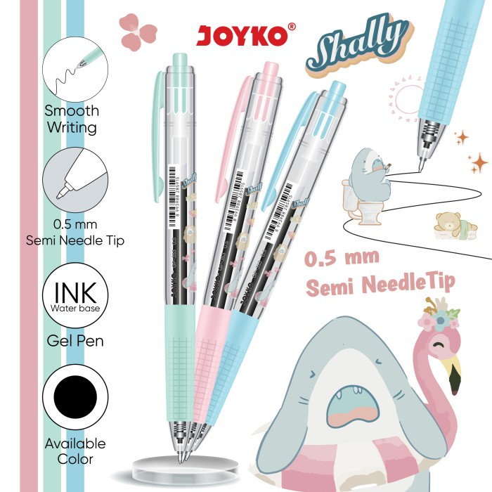 

Gel Pen Pulpen Pena Joyko GP-353 Shally 0.5 mm