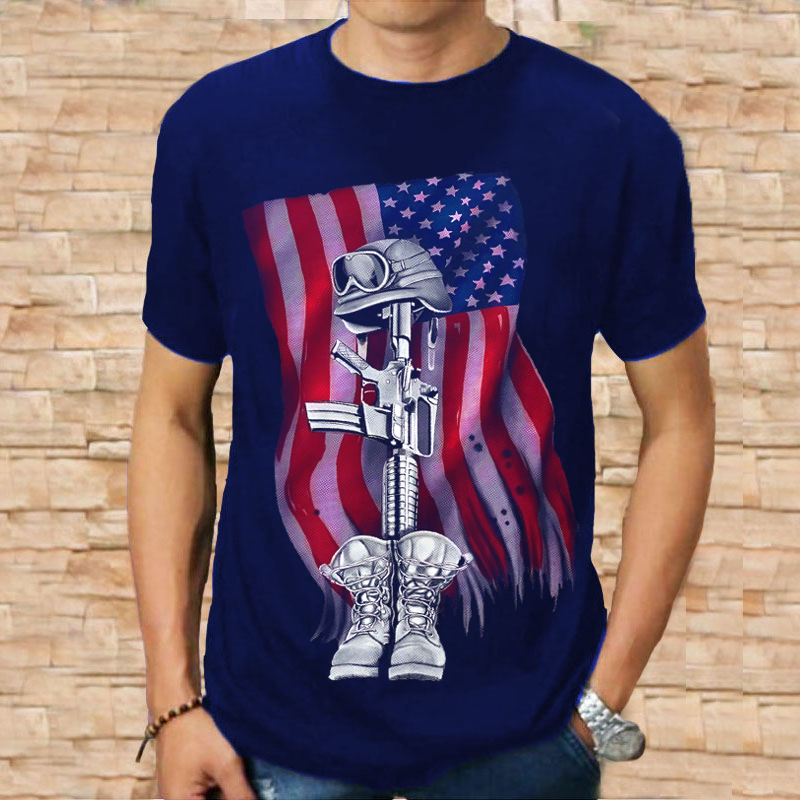 Kaos Pria Distro Sniper Amerika Fulprint 3D Baju Printing Kaos Pria Remaja Murah Keren