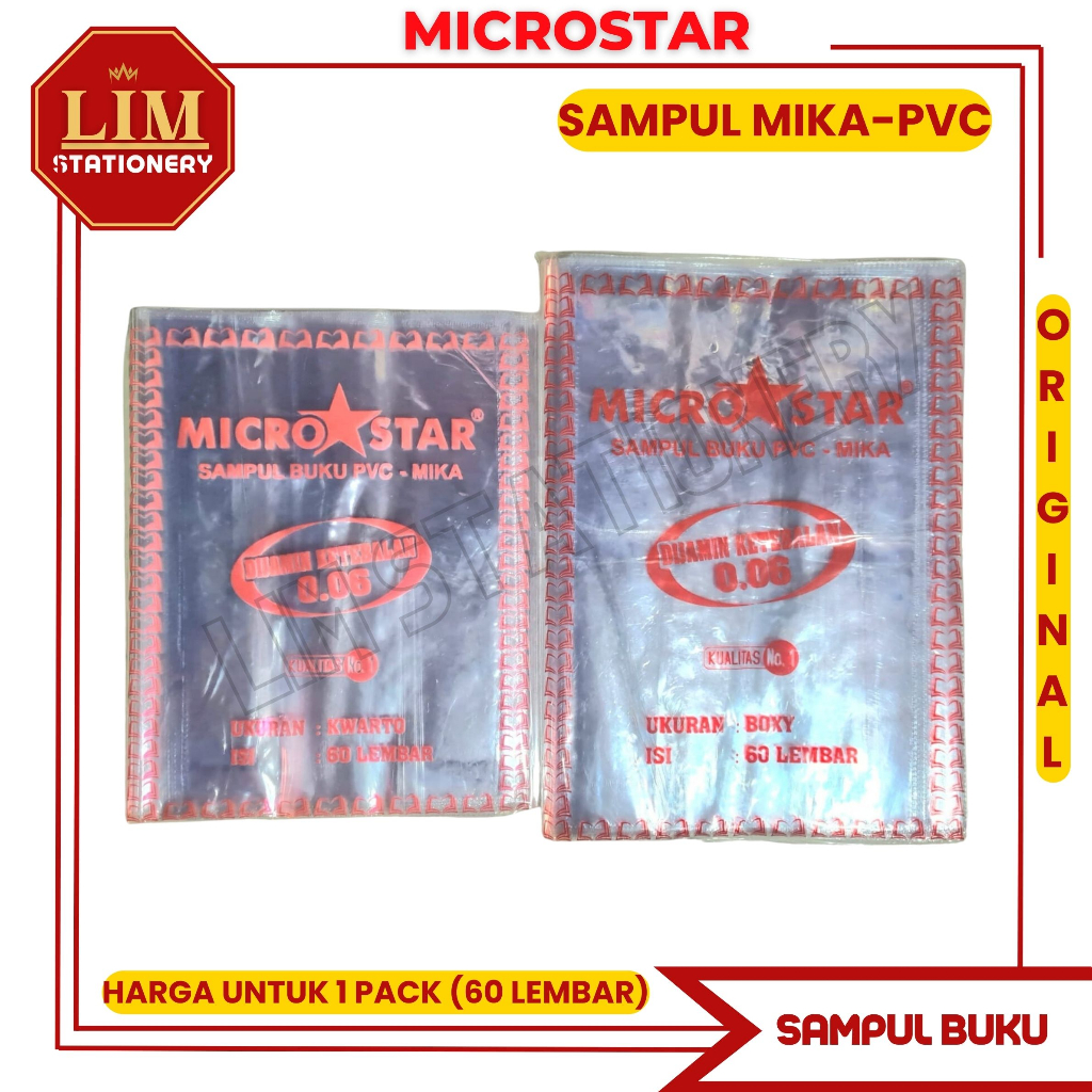

Sampul Mika Buku Tulis (60 Lembar) Microstar - Kualitas No.1