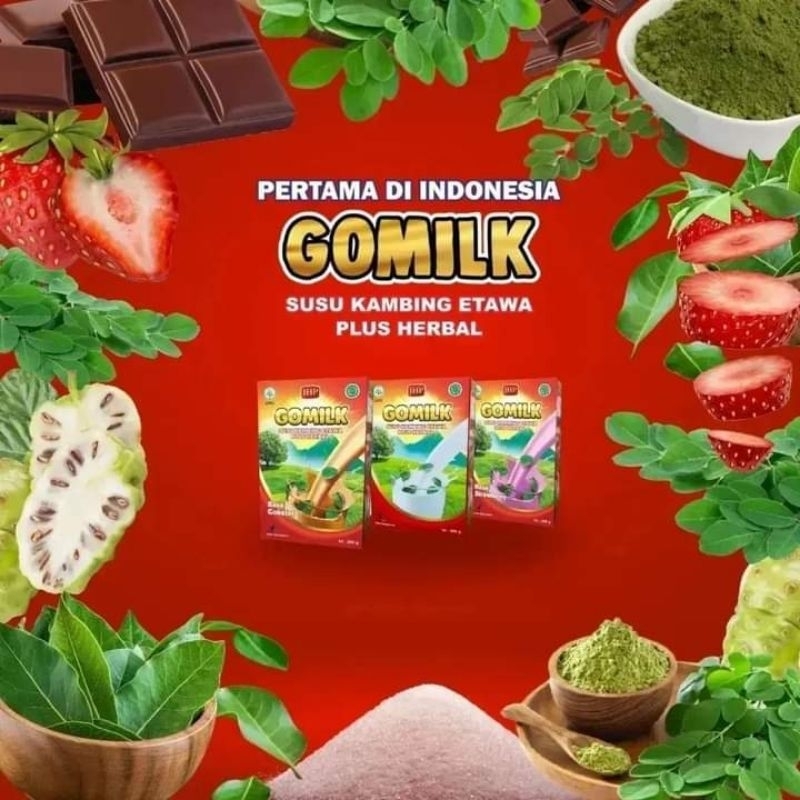 

GOMILK / susu kambing etawa plus herbal