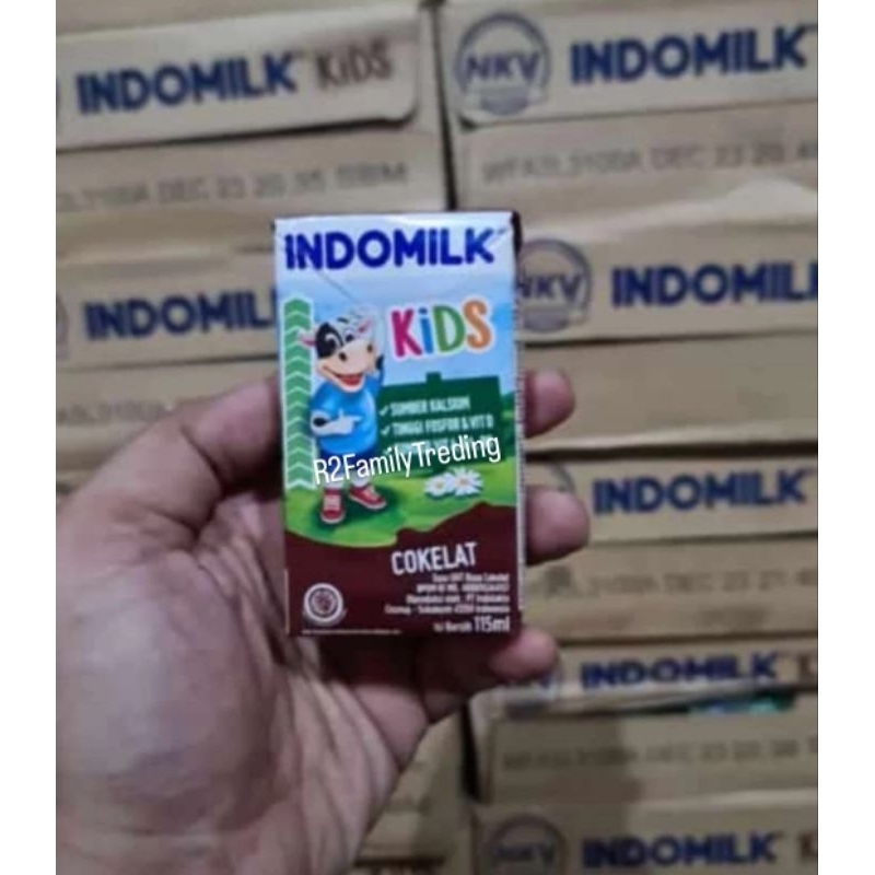 

SUSU INDOMILK KIDS COKLAT 115ml 1dus isi 40pcs