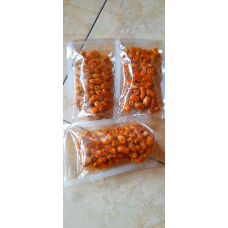 

makaroni bantet kemasan pouch 50gr