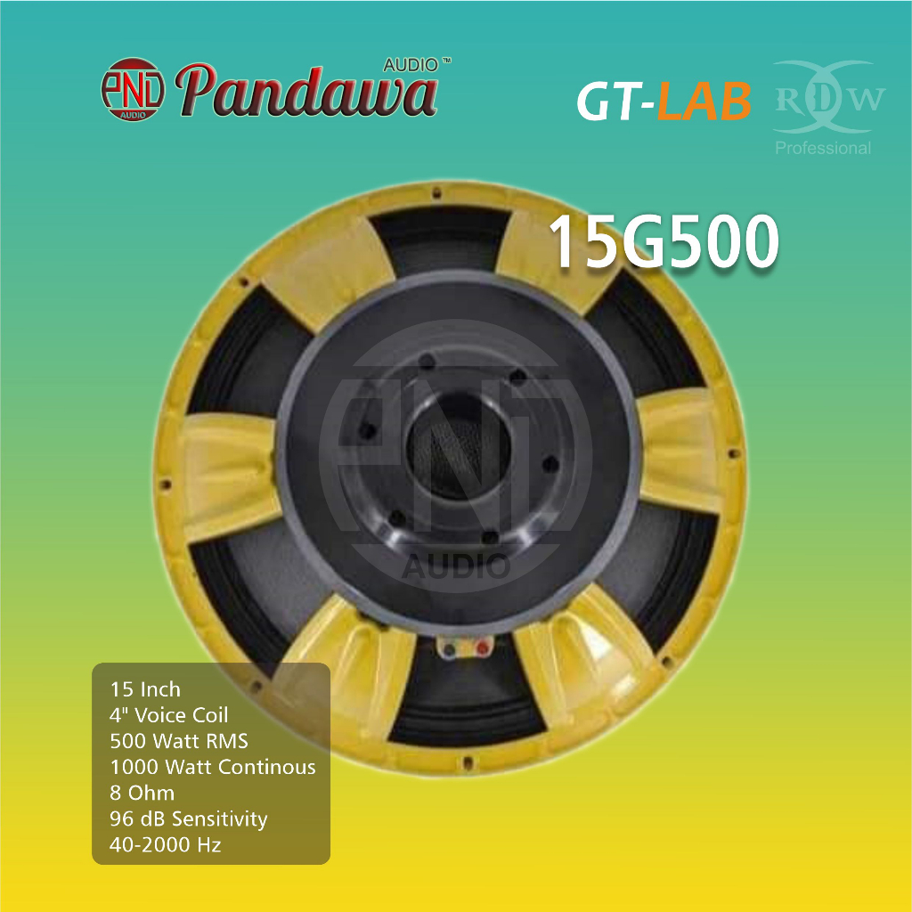 Speaker  GT lab 15G500 - 15 inch - G500