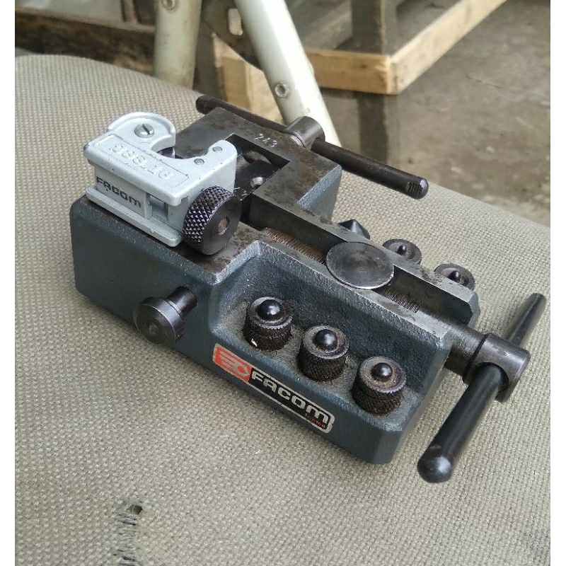 flaring tool potong pipa ac set facom france original