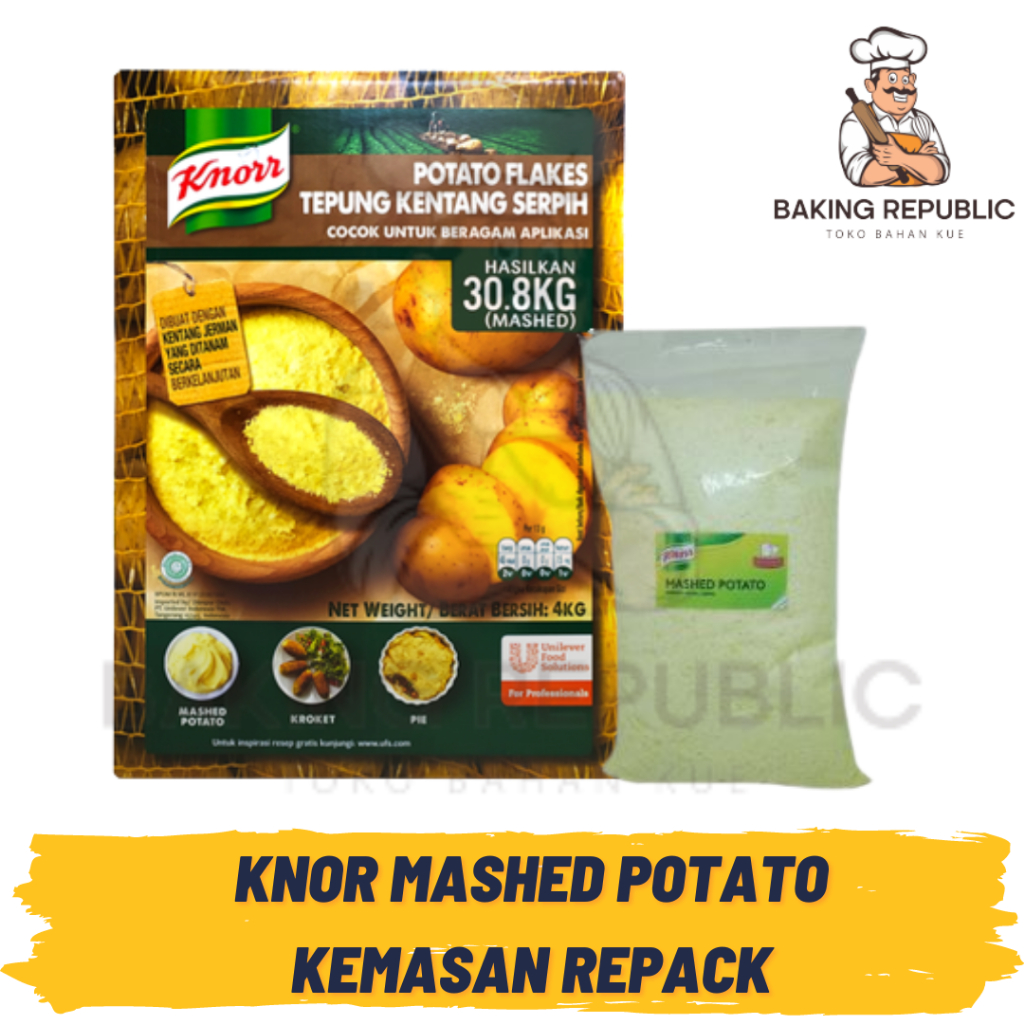 

KNORR MASHED POTATO FLAKES | 500 GRAM | TEPUNG KENTANG | MASHED PATATO