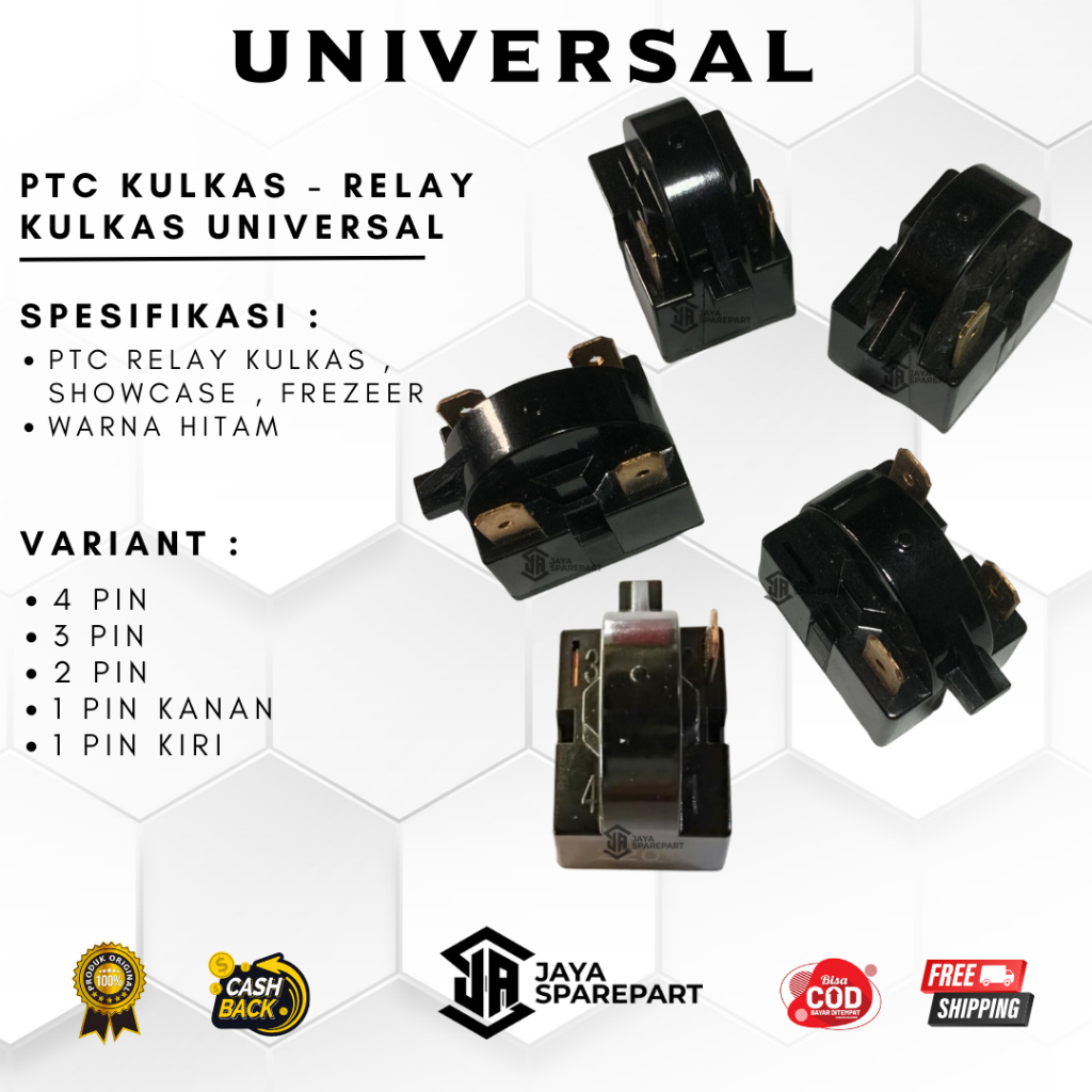 PTC KULKAS - RILAY KULKAS - SPAREPART KULKAS - PTC RILEY - RILAY PTC - RILEY KARYAJAYASPAREPART