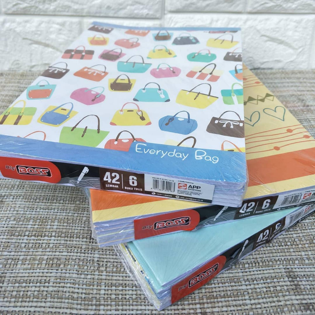 

Buku Tulis Big Boss 1 Pack 42 Lembar (Isi 6 Buku)