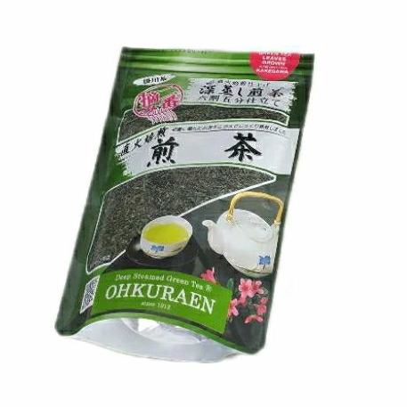 OHKURAEN GREEN TEA SUMMER HARVEST SENCHA ISI 100GR LOOSETEA TEH HIJAU JEPANG