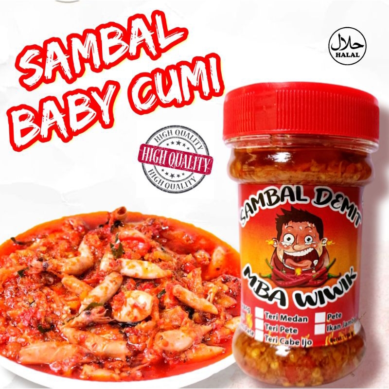 

Sambal Cumi Asin / Sambel Cumi Pedas / Sambal Demit Mba Wiwik